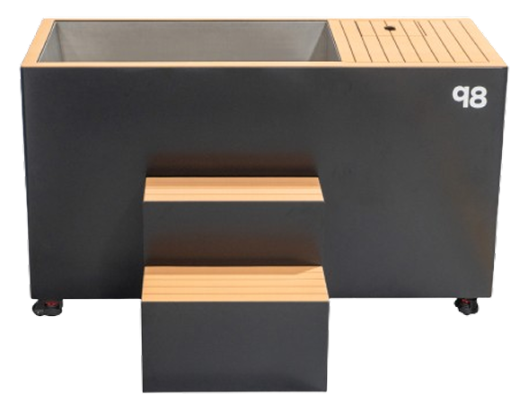 qoob8 Genesis mit Einstiegsstufe und Thermoabdeckung